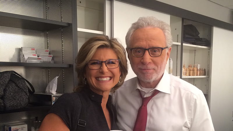 Ashleigh Banfield with Wolf Blitzer